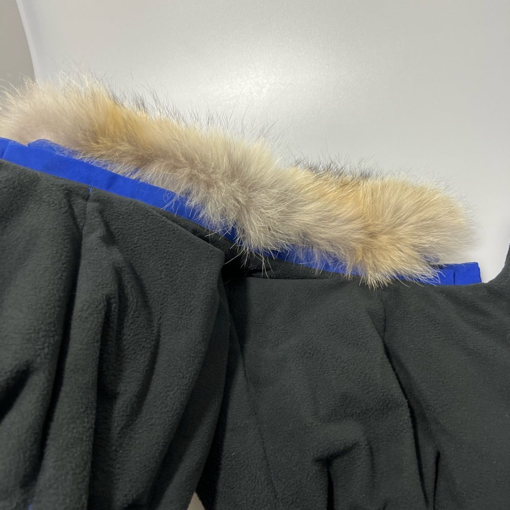 Canada Goose Baby's Coyote Fur-Trim Fawn Hood Blue - Picture 2 of 6